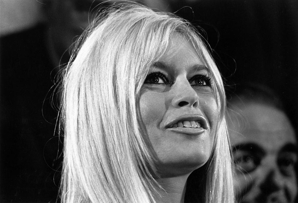 French actress Brigitte Bardot during a ceremony in London.
